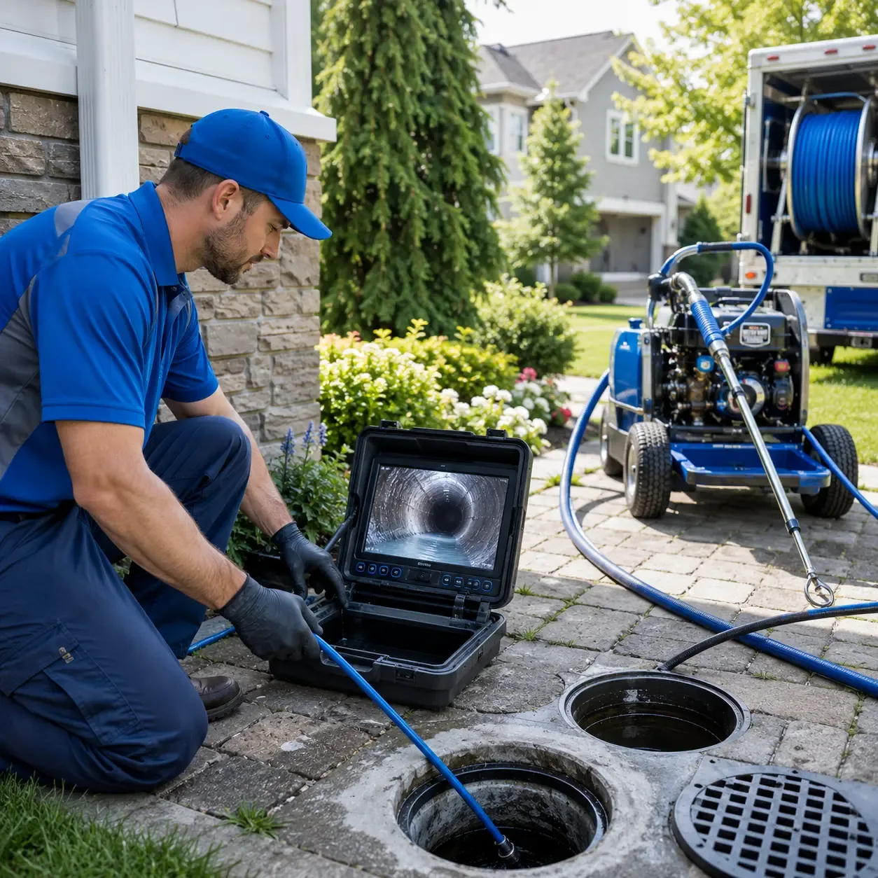 Outdoor drain cleaning professionals serving Emmet, AR